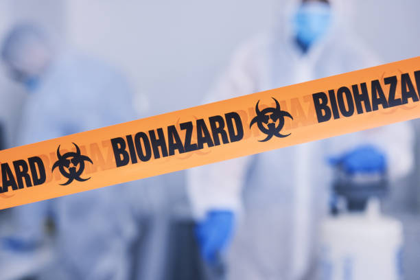Professional Biohazard Cleanup technician working in Vienna, NJ